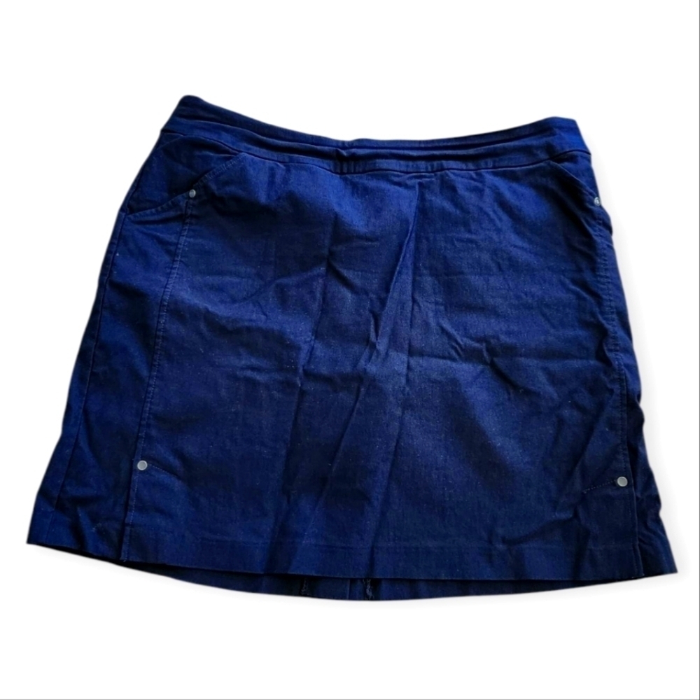 Coconut Row Quick Dry Navy Mini Skirt 12
